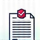Icon representing legal rules or document